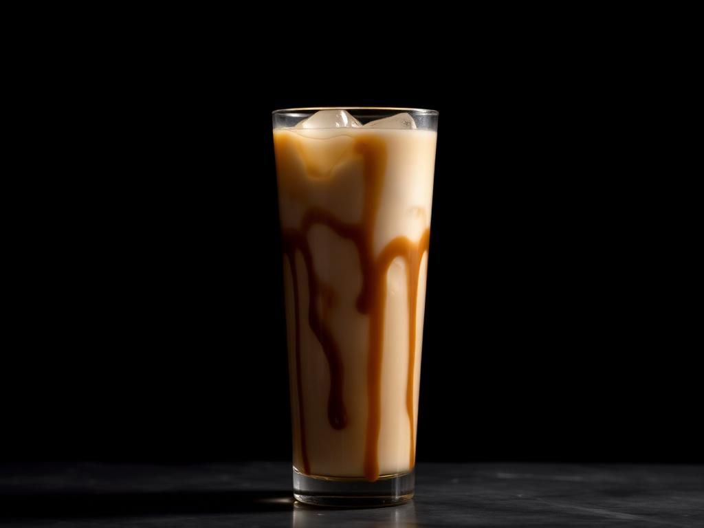 Ice latte z karmelem