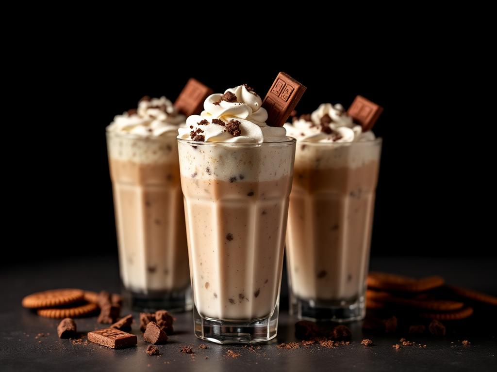 Shake'i i flurry z bitą śmietaną